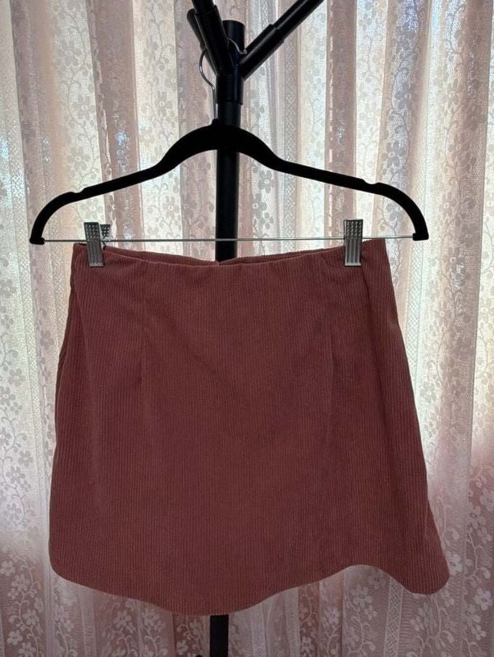 Halara Corduroy Back Zip 2-in-1 Mini Skort